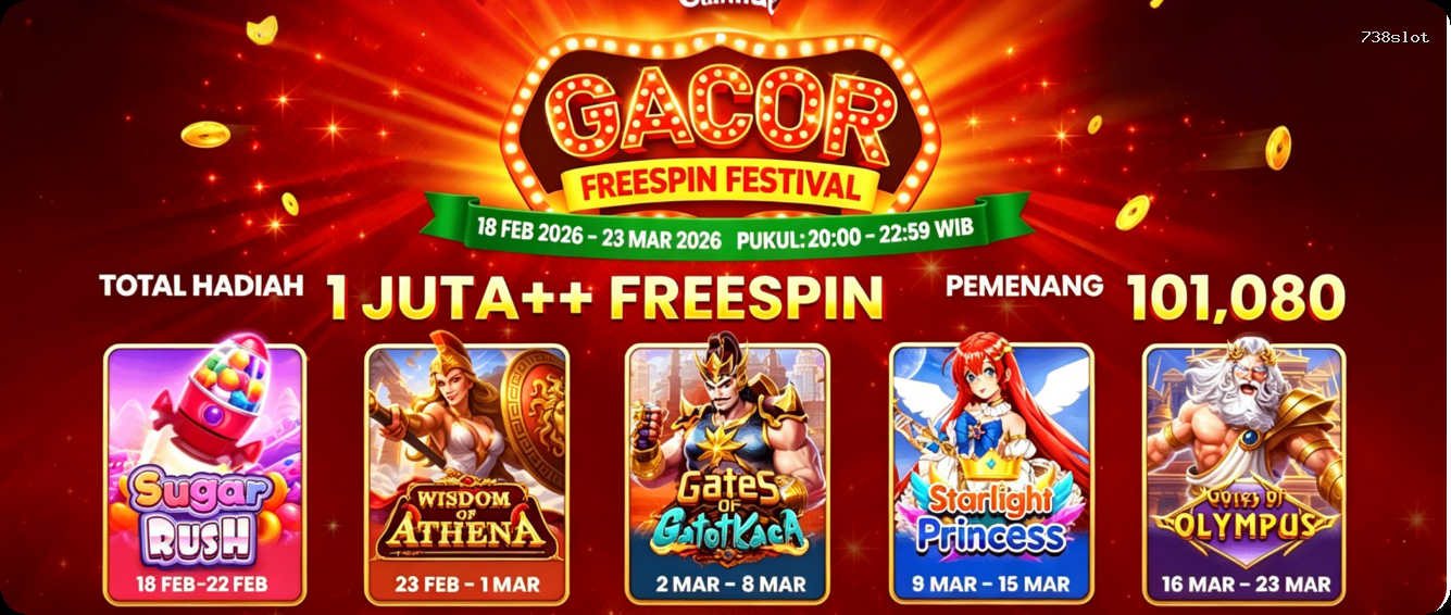 Login 738slot Sekarang Bonus Melimpah